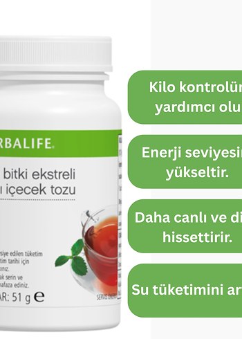 xxl Beden Herbalife Bitki Ekstreli Çay 51g