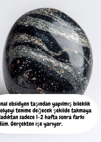 Diğer Obsidyen Koruma Bilekliği