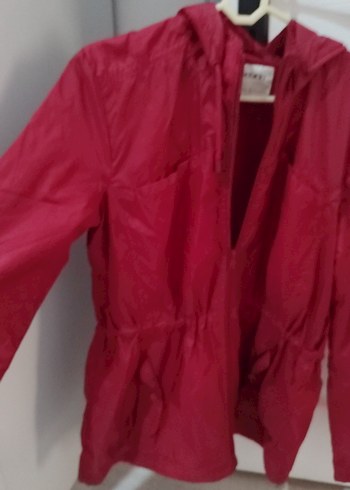 Kırmızı Fermuarlı Kadın Ceket - Görsel 3