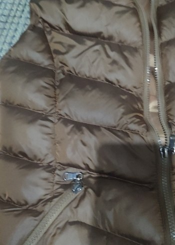 Kahverengi Kürklü Uzun Kadın Yelek - Görsel 3