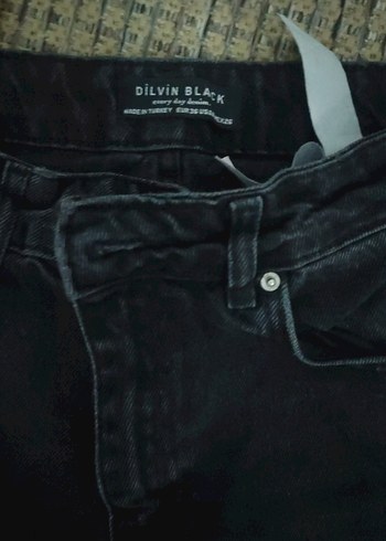 Gri Kadın uzun Boy Denim Jean - Görsel 2