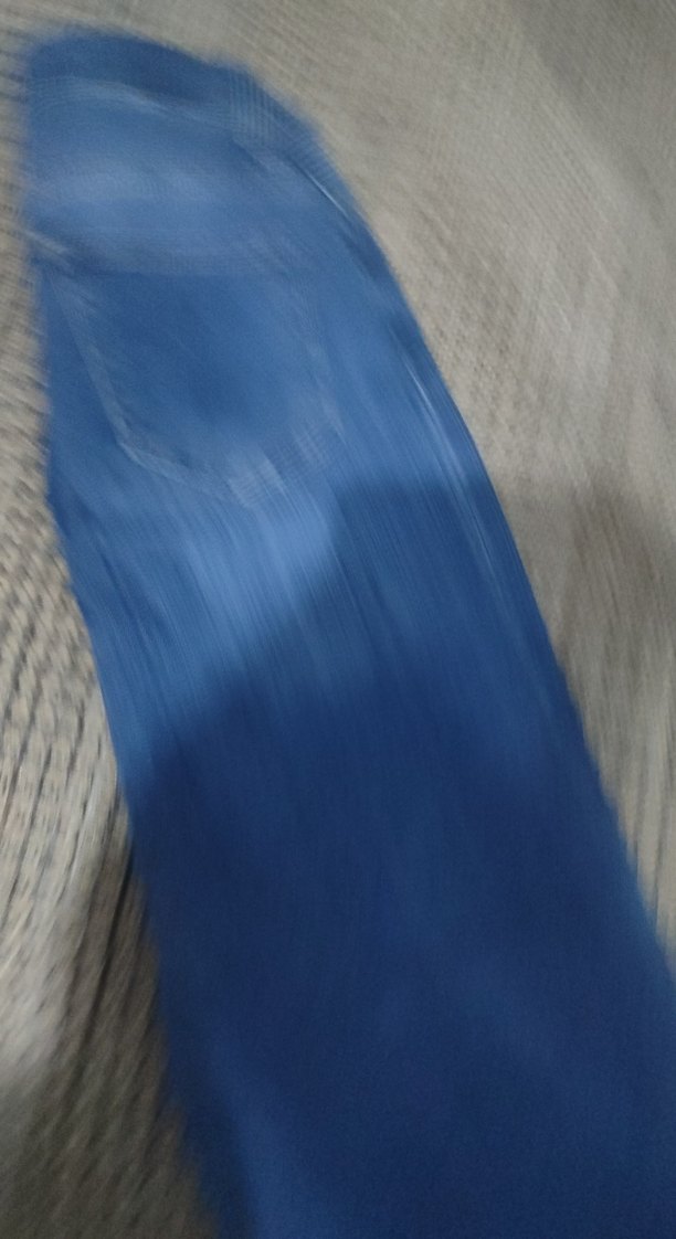 Püsküllü Geniş Paça Mavi Kadın Jean - Görsel 4