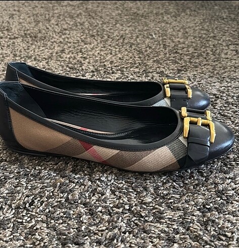 38,5 Beden Orijinal Burberry babet