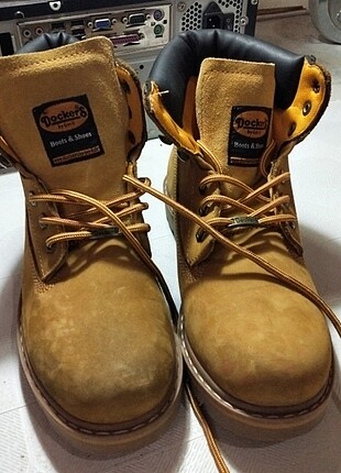 42 no Dockers sarı renk Cat model sıfır orjinal ürün hakiki deri