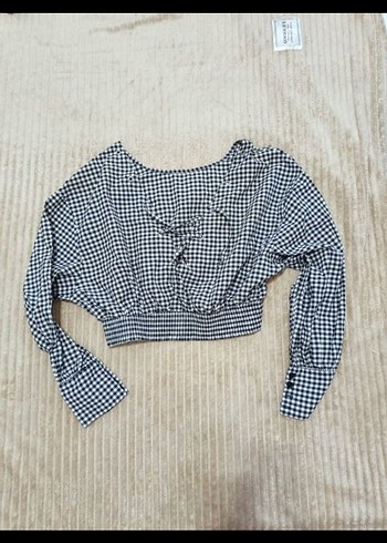 Pembe Puantiyeli Uzun Kollu gömlek - Görsel 3