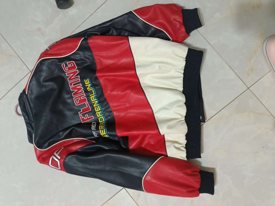 Düğmeli Kadın Deri Ceket, Spor Tarzı - Görsel 2