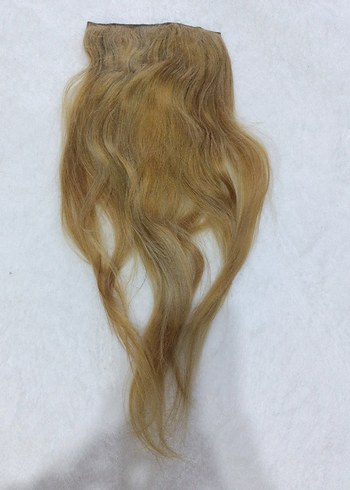 Bej Parlak İpek Görünümlü Kürk Detaylı Saç Aksesuarı - Görsel 4