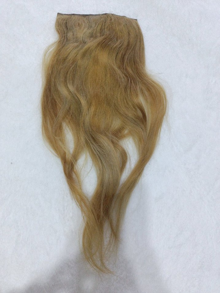 Bej Parlak İpek Görünümlü Kürk Detaylı Saç Aksesuarı - Görsel 4