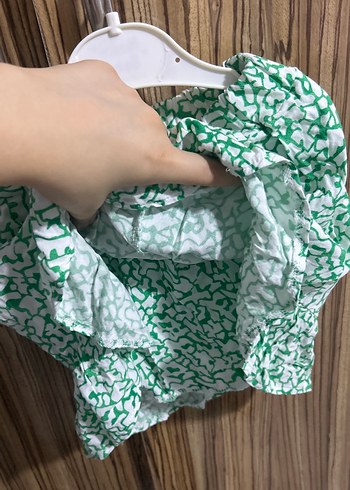 6 Yaş Beden Kız Çocuk Yeşil şortlu etek