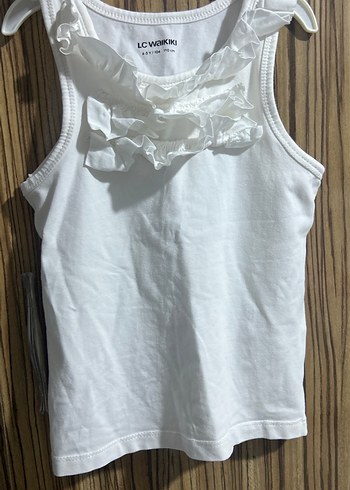 4 Yaş Beden Lc Waikiki Beyaz Kız Çocuk üst