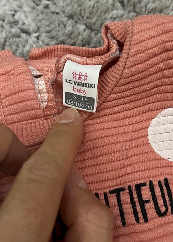 LC Waikiki Uzun Kollu Puantiyeli Kıyafet Seti