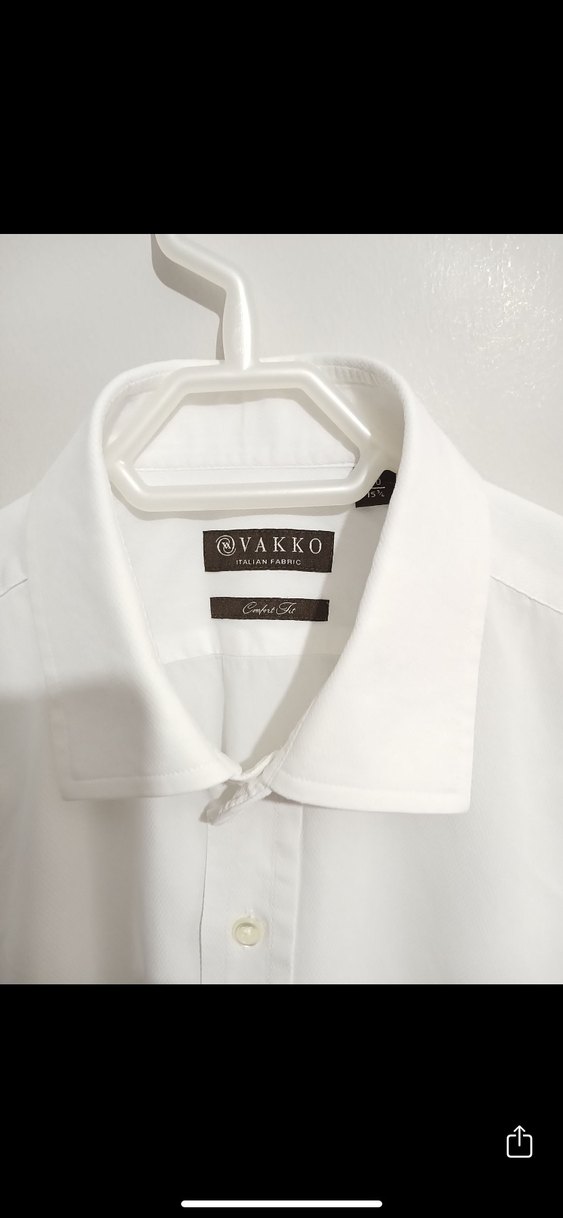 VAKKO Beyaz uzun Kollu Gömlek - Görsel 3