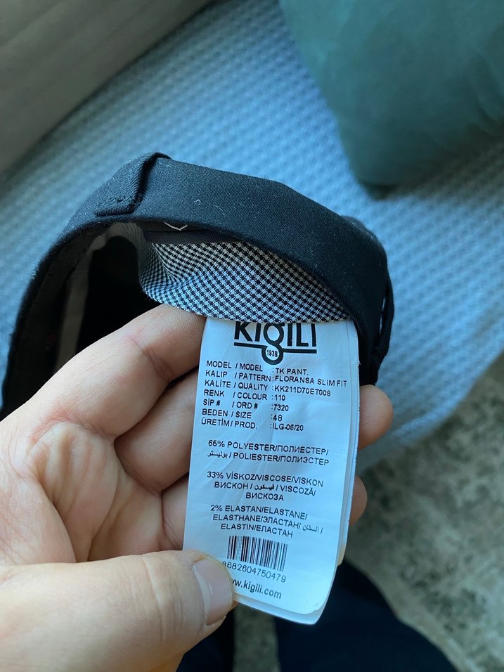 Kiğılı erkek pantolon - Görsel 3