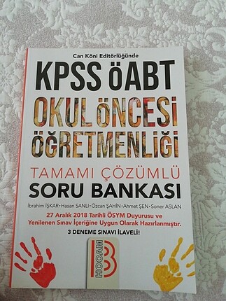 Kpss öabt okul öncesi öğretmenliği soru bankası 