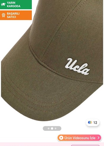 Haki Minimalist Kadın Şapka - Görsel 2