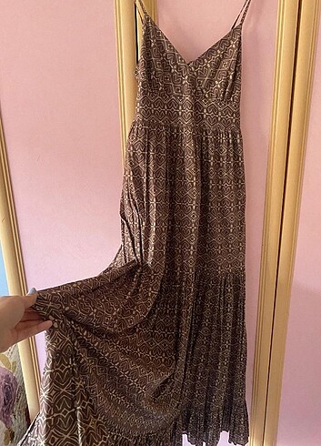 Uzun askılı elbise - Görsel 3