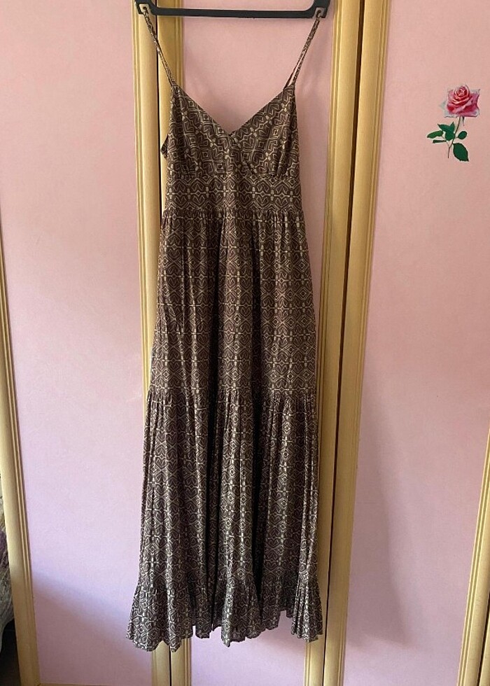 Uzun askılı elbise - Görsel 2