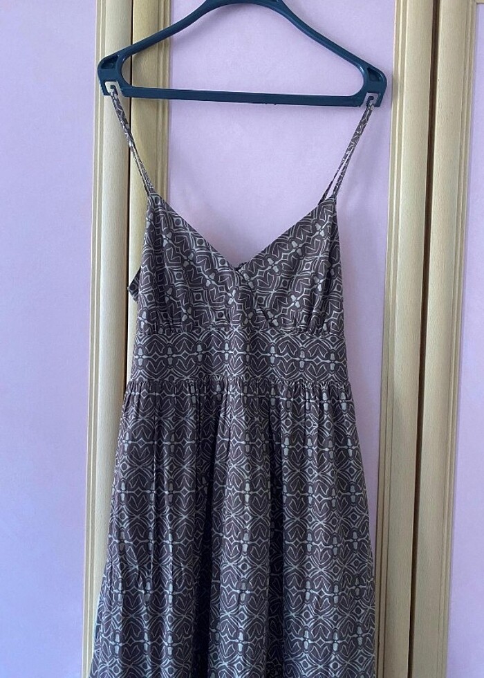 Uzun askılı elbise - Görsel 4