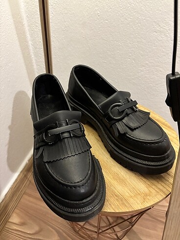 38 Beden siyah Renk Loafer/Oxford Ayakkabı