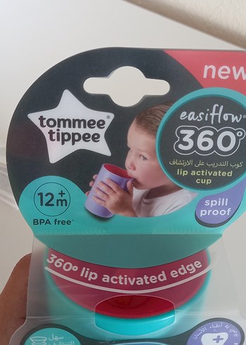 Tommee Tippee 360° Renkli Bebek Bardağı 12 Ay+