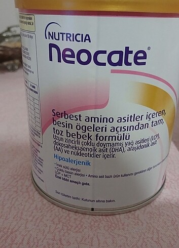 Bebek maması nutriciane neocate