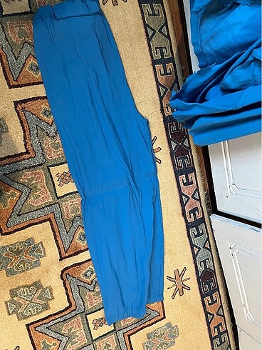 46 Beden Yazlık salaş oversize ceket pantolon takım