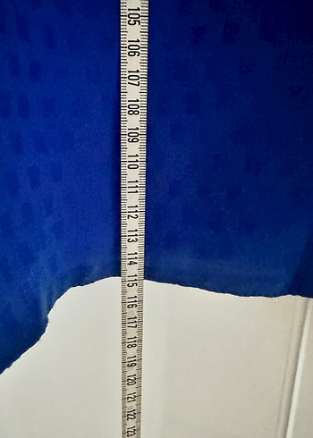 Kadın Mavi Midi Rahat Kesim Kısa Kollu Elbise - Görsel 6