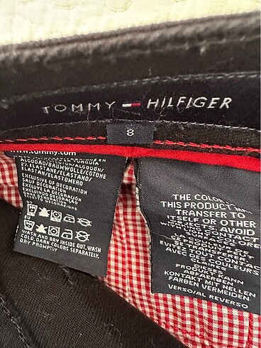 38 Beden siyah Renk Tommy kot etek