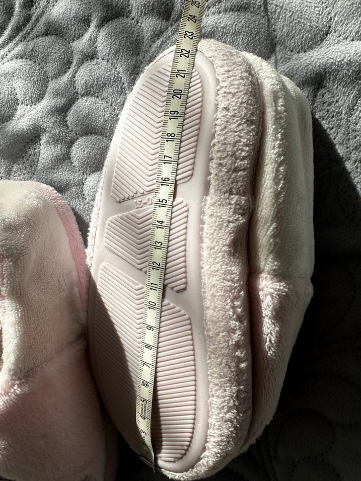 Kız Çocuk Pembe Peluş Ev Terliği - Görsel 5