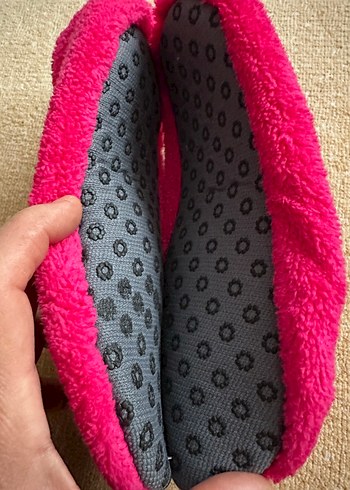 Kız Çocuk Renkli Sıcak Örgü Ev Terlikleri - Görsel 3