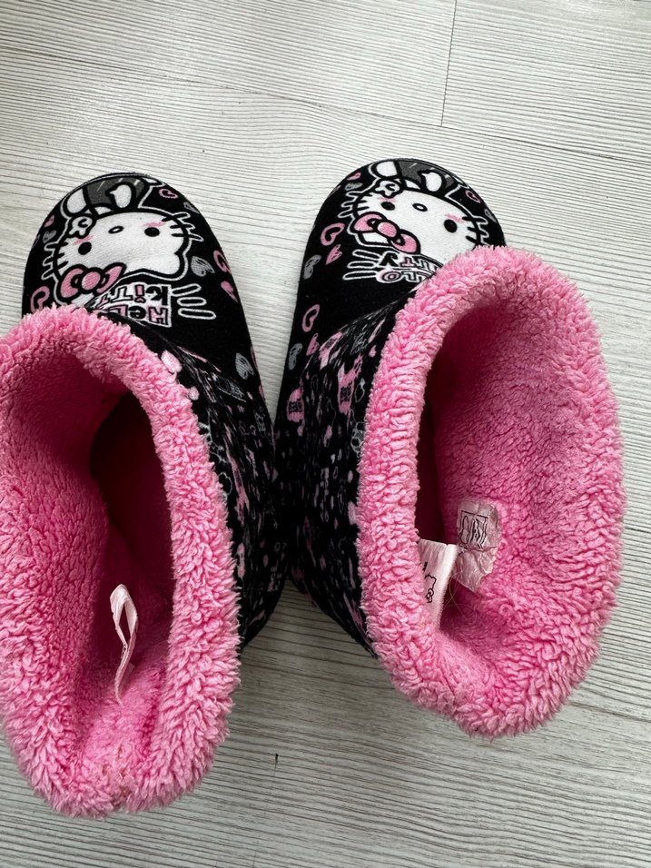 Kız Çocuk hello kittty  Ev Patiği - Görsel 3