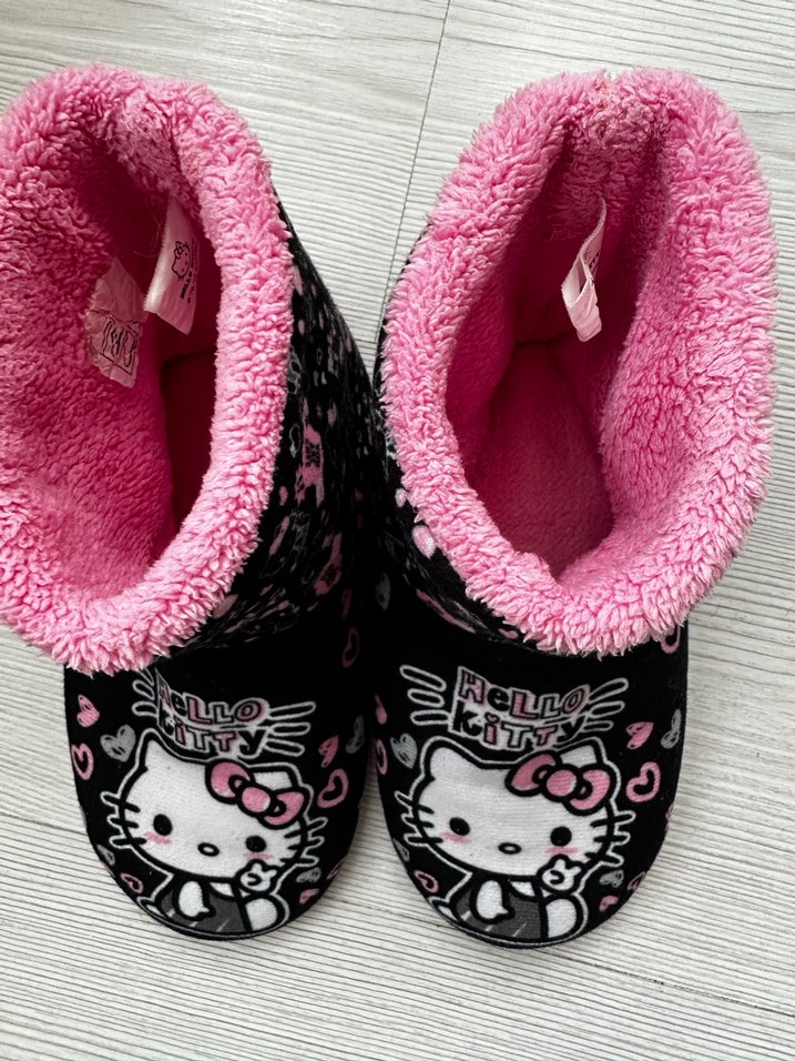 Kız Çocuk hello kittty  Ev Patiği - Görsel 2