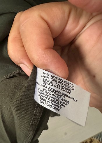 44 Beden yeşil Renk Salaş Kesim, Kolsuz Yeşil Elbise