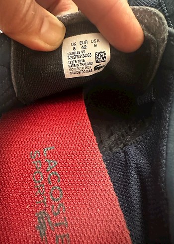 Lacoste marka Erkek Spor Sneaker Velcro Detaylı - Görsel 4