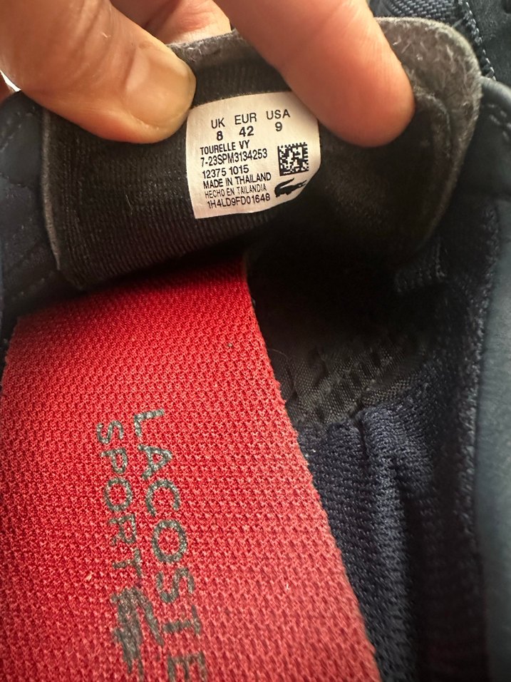 Lacoste marka Erkek Spor Sneaker Velcro Detaylı - Görsel 4