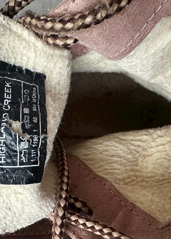 highland creek Kürklü Kadın kauçuk taban Bot - Görsel 10