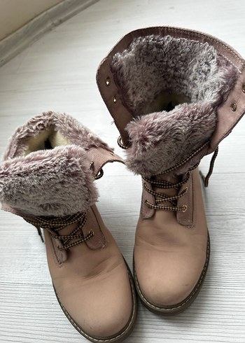 highland creek Kürklü Kadın kauçuk taban Bot - Görsel 4