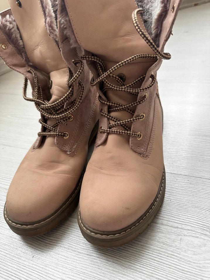 highland creek Kürklü Kadın kauçuk taban Bot - Görsel 2