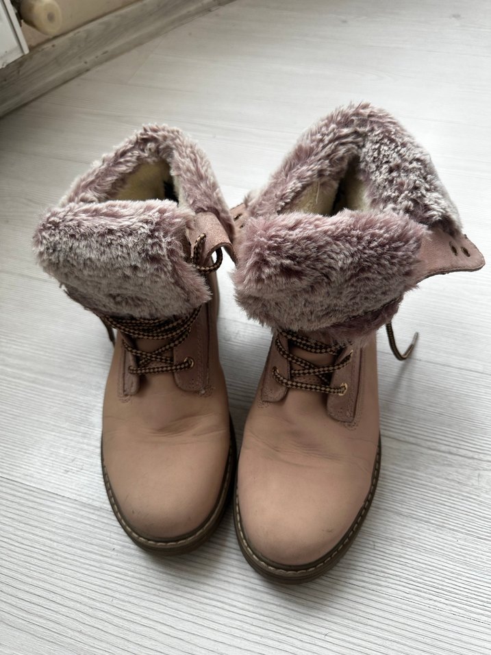 highland creek Kürklü Kadın kauçuk taban Bot - Görsel 5