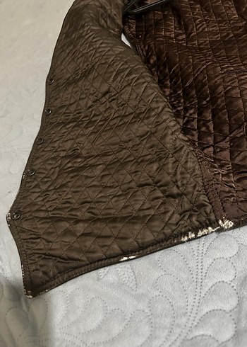 Çıtçıtlı Kahverengi Deri Biker Yelek - Görsel 8