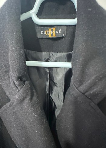 Siyah bele oturan kaşe kaban - Görsel 4