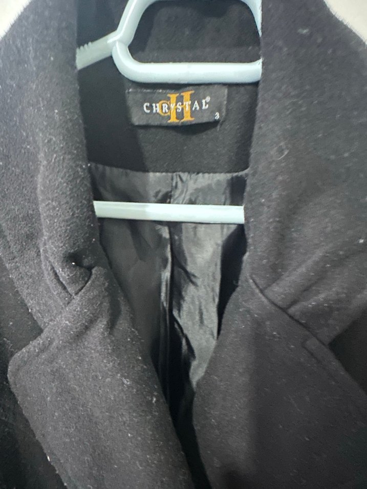 Siyah bele oturan kaşe  kaban - Görsel 4