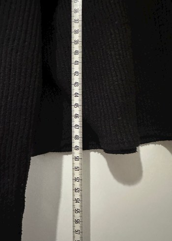 Siyah Boğazlı ince trikomsu bluz - Görsel 4