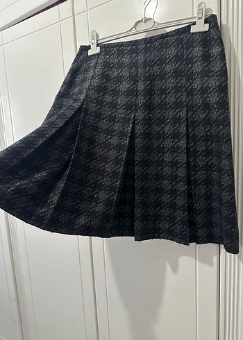 Pilili Midi Yün Kadın Etek - Görsel 2