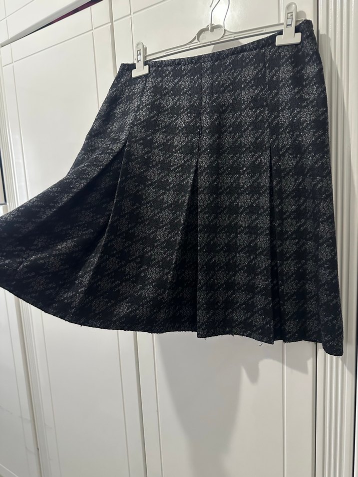 Pilili Midi Yün Kadın Etek - Görsel 2