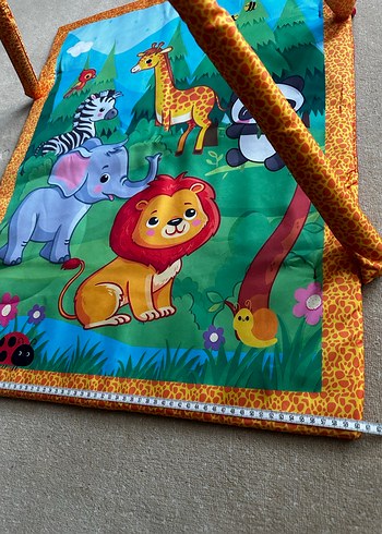 Renkli Bebek Oyun Matı, Hayvan Figürlü - Görsel 3