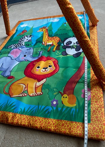 Renkli Bebek Oyun Matı, Hayvan Figürlü - Görsel 4