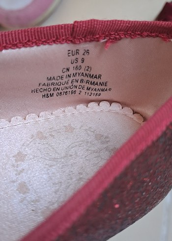 H&M H&M Fiyonklu Kız Babet