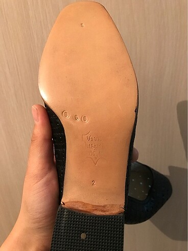35 Beden Deri hiç kullanılmamış ayakkabı