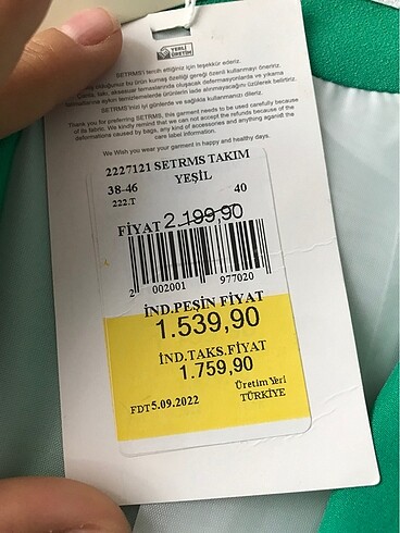 40 Beden Setrms blazer ceket